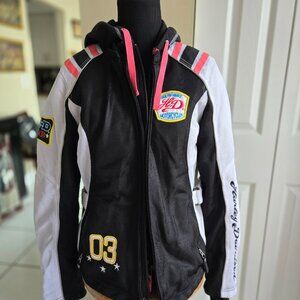 Women's Size M Harley Davidson Mesh Motorcycle Jacket with Hooded Liner Like New